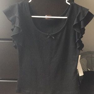 Little black blouse